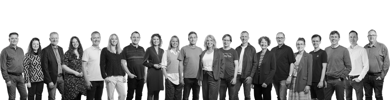 Et billede af medarbejdere hos InfoSuite